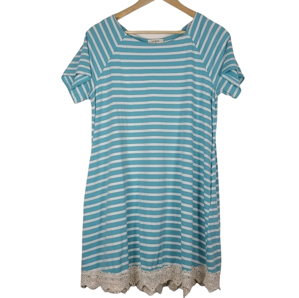 UMGEE Celeste A line dress‎ Crochet Hem Small